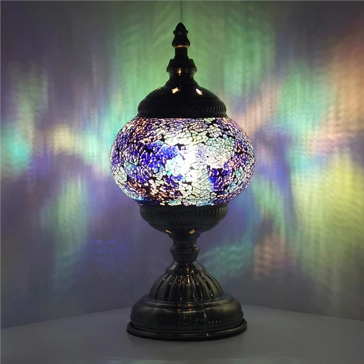 Crackle Glass Lamps