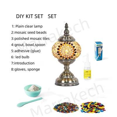 Маленька турецька мозаїчна лампа своїми руками